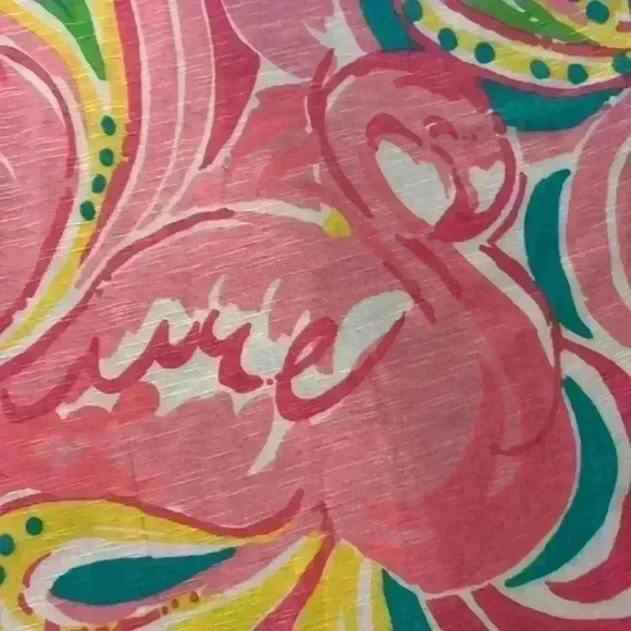 Lilly Pulitzer Marnie Skirt All Nighter 41" long Flamingo Print...Size Small - Picture 5 of 5